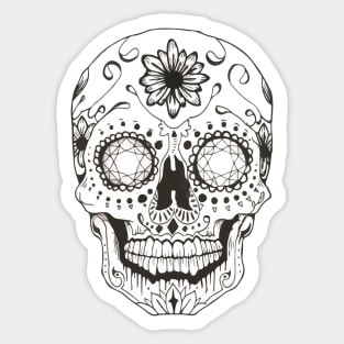 Jewel Skull Sticker